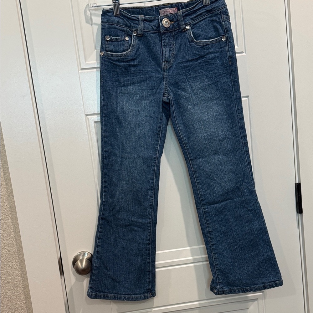 Levi's Dark Blue Jeans with rhinestone Accents
